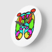 Klokwandkunst Ronde Klok (Hoek)