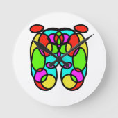 Klokwandkunst Ronde Klok (Voorkant)