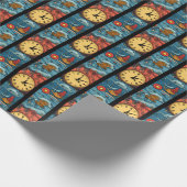 Klokwereld Cadeaupapier (Hoek)