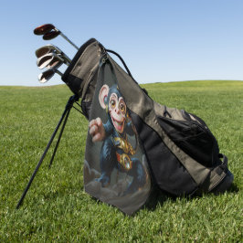 Klokwerk Grotbewaarder – De Fluisterende Aap Golfhanddoek