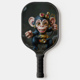 Klokwerk Grotbewaarder – De Fluisterende Aap Pickleball Paddle