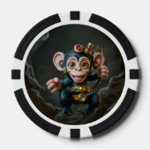 Klokwerk Grotbewaarder – De Fluisterende Aap Poker Chips (Voorkant)
