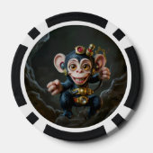 Klokwerk Grotbewaarder – De Fluisterende Aap Poker Chips (Achterkant)