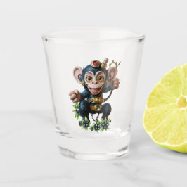 Klokwerk Grotbewaarder – De Fluisterende Aap Shot Glas