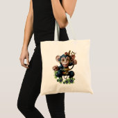 Klokwerk Grotbewaarder – De Fluisterende Aap Tote Bag (Voorkant (product))
