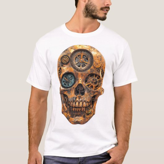 Klokwerk Schedelfusie T-shirt (Voorkant)