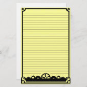 Klokwerk Silhouet, briefpapier (Voorkant / Achterkant)