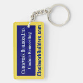 Klokwerkbouwmachines Sleutelhanger (achterkant)