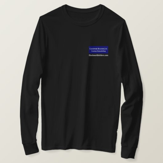 Klokwerkbouwmachines T-shirt (Design voorkant)