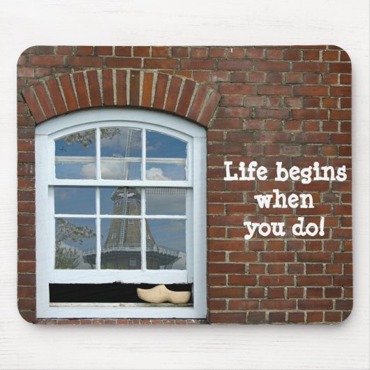 Klomp in venster muismat (Voorkant)