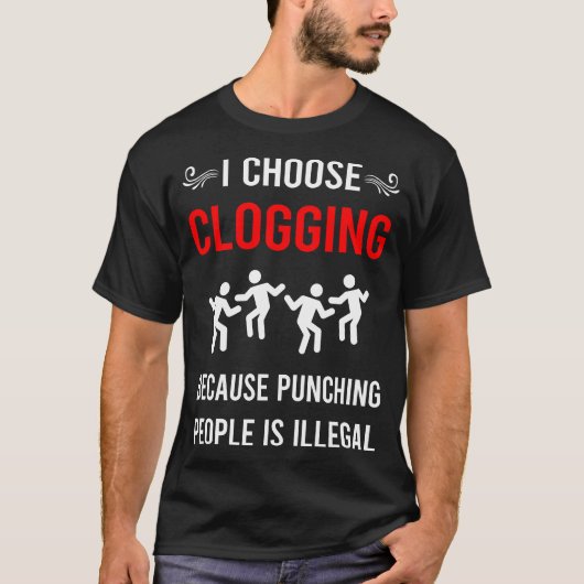 Klomp stampen Klomp Klompdanser T-shirt (Voorkant)