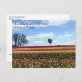Klomp Tulip Boerderij, Woodburn, Oregon Briefkaart (Voorkant / Achterkant)