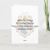 Klondike 2006 dankt u kaardt bedankkaart (Achterkant)