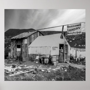 Klondike Gold Rush Laundry - Dawson City, ca. 1899 Poster