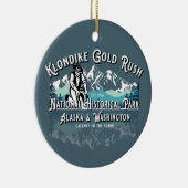 KLONDIKE GOLD RUSH NATIONAAL HISTORISCH PARK KERAMISCH ORNAMENT (Rechts)