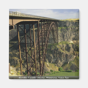 Klondike II paddle wieler, Whitehorse, Yukon Terr Magneet