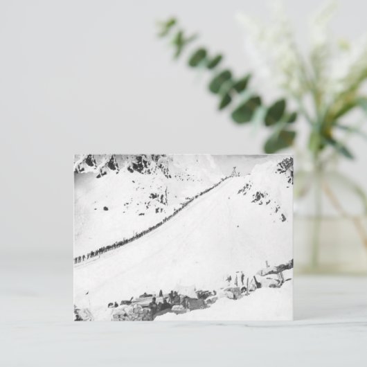 Klondikers van Alaska Briefkaart (Staand voorkant)