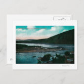 Klondyke River, Alaska Suspension Bridge Briefkaart (Voorkant / Achterkant)