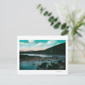 Klondyke River, Alaska Suspension Bridge Briefkaart (Staand voorkant)