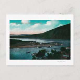 Klondyke River, Alaska Suspension Bridge Briefkaart