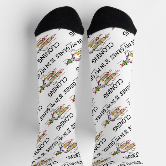 Klonen is in mijn genen DNA Replication Humor Sokken (Top)