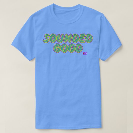 Klonk goed hipster golf t-shirt (Design voorkant)