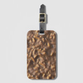 Klonterige chocolade bagagelabel (Voorkant (verticaal))