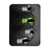 klonterige groene bug magneet (Verticaal)