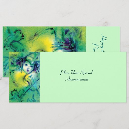 KLOOF IN GROEN AANKONDIGING (Voorkant / Achterkant)