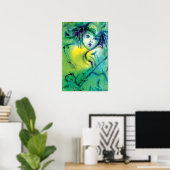 KLOOF IN GROEN POSTER (Thuiskantoor)