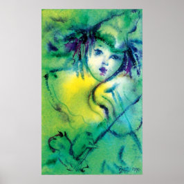 KLOOF IN GROEN POSTER