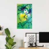 KLOOF IN GROEN POSTER (Thuiskantoor)