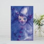 KLOOF IN PAARSE/Venetiaanse carnavalsvlakken Briefpapier (Staand voorkant)