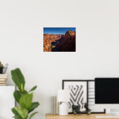 Kloof Majesteit: Slingerende Rivier Door Rode Rots Poster (Thuiskantoor)