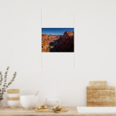 Kloof Majesteit: Slingerende Rivier Door Rode Rots Poster (Keuken)