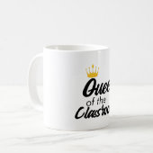 Kloof van de klaslokalen naar school koffiemok (Voorkant links)