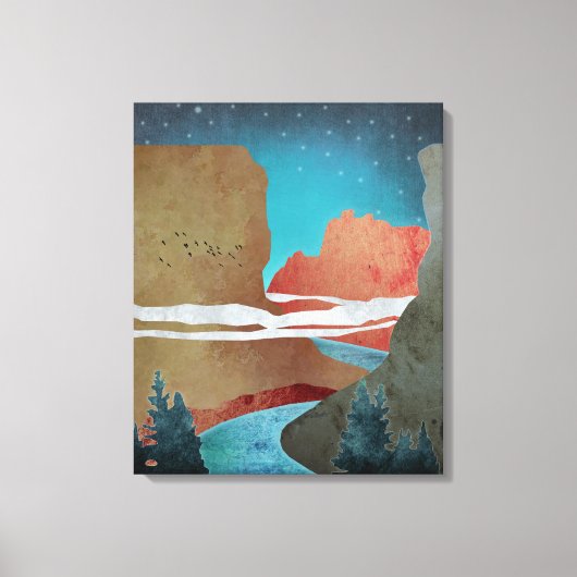Kloof Vogels Canvas Afdruk (Voorkant)