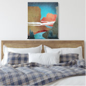 Kloof Vogels Canvas Afdruk (Insitu (Slaapkamer))