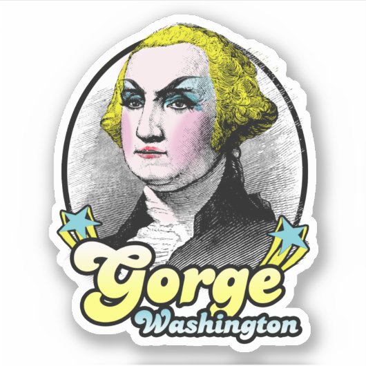 Kloof Washington Sticker (Voorkant)
