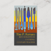 Klooienkaas van bakkerij voor voedselcatering visitekaartje (Voorkant)