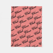 Kloonclub uit Orphan Black, rustic script, patroon Fleece Deken (Voorkant)