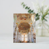 klooster abbey neresheim kerk briefkaart (Staand voorkant)