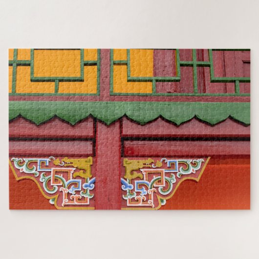 Klooster Gebouw Detail Legpuzzel (Horizontaal)