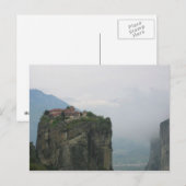 Klooster in Meteora, Griekenland Briefkaart (Voorkant / Achterkant)
