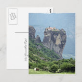 Klooster in Meteora, Griekenland, Europa Briefkaart (Voorkant / Achterkant)