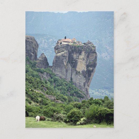 Klooster in Meteora, Griekenland, Europa Briefkaart (Voorkant)