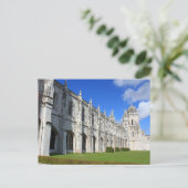 Klooster Jeronimos in Belem, Lissabon, Portugal Briefkaart (Staand voorkant)