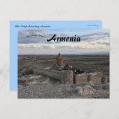 Klooster Khor Virap in Armenië Briefkaart (Voorkant / Achterkant)
