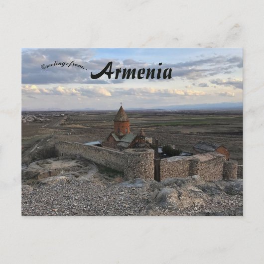 Klooster Khor Virap in Armenië Briefkaart (Voorkant)