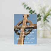 Klooster Kruis/Manuscript - Notecards Briefkaart (Staand voorkant)